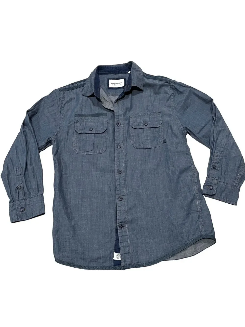 Paper Denim & Cloth button down denim shirt size 10-12